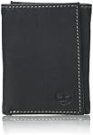 Timberland Cuir véritable pour hommes RFID Blocage Trifold Wallet, Noir, Taille unique