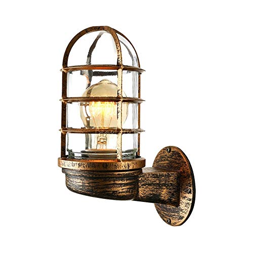 Lampe murale escalier extérieur et bar luminaire industriel en fer