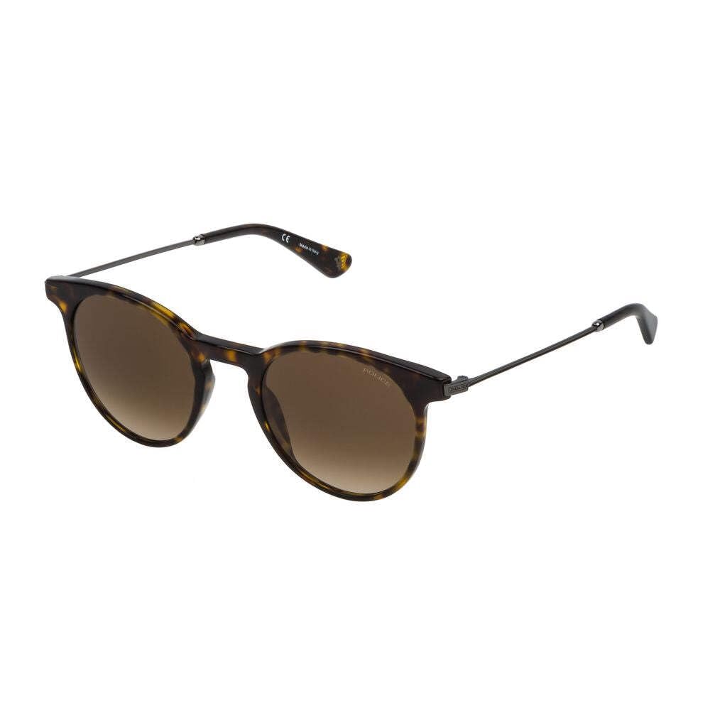 Police Lunettes de soleil unisexes SPL571N, tortoise, 50, tortoise, 52