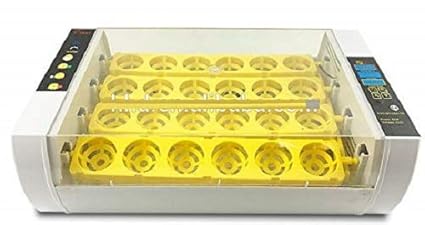 Ravi 2018 Auto Turn Chickens/Ducks/Goose Poultry Hatcher Brooder Egg Incubator (Multicolour, Capacity: 24-Eggs)
