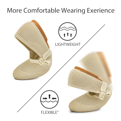 Image of Tanamo Ballet Flats for Women, Soft Knit, Work Travel Everyday Shoes