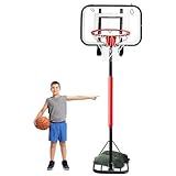 Professioneller Basketballkorb für den Außenbereich, beweglicher und faltbarer Ständer mit...