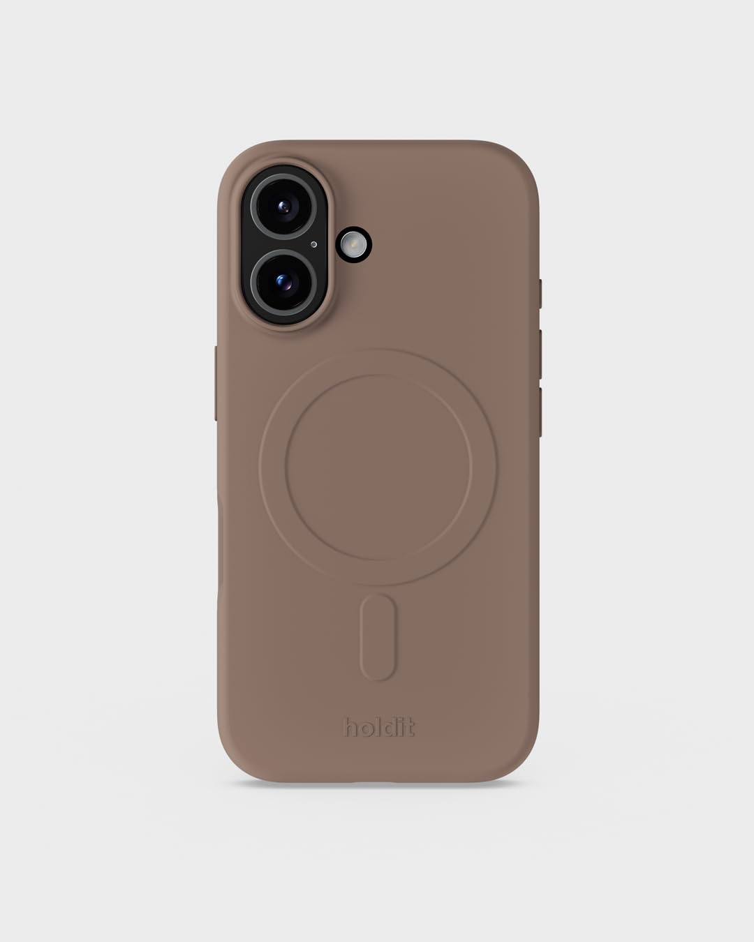 Amazon.co.jp: Holdit MagSafe対応 スマホケース (iPhone 16 / モカ