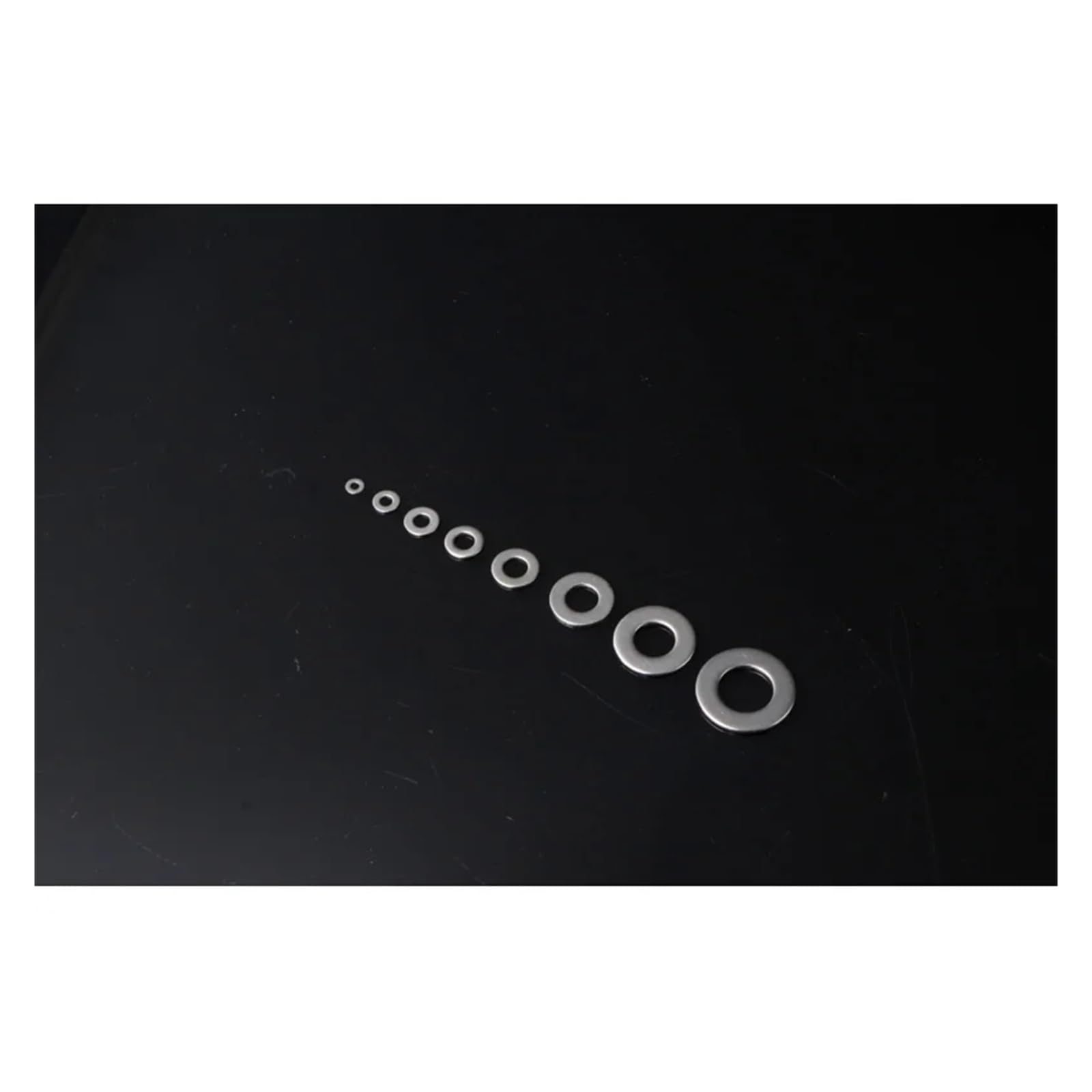 Juego de arandelas de acero inoxidable de 1010 piezas, arandelas planas, arandelas de anillo, juntas, kit surtido M2 M3 M4 M5 M6 M8 M10 M12