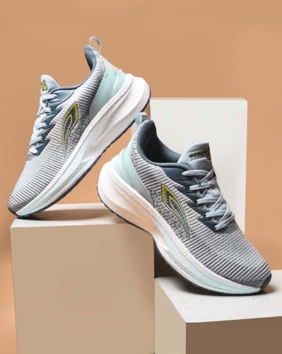 Image of ABROS Sports Shoes for Men's Upper Mesh with ETPU Sole Lace-Ups Comfortable Lightweight Shoes