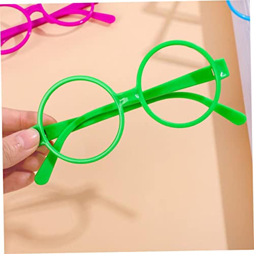 Gafas verde redondas para niños de plástico HANABASS con 30 accesorios 7
