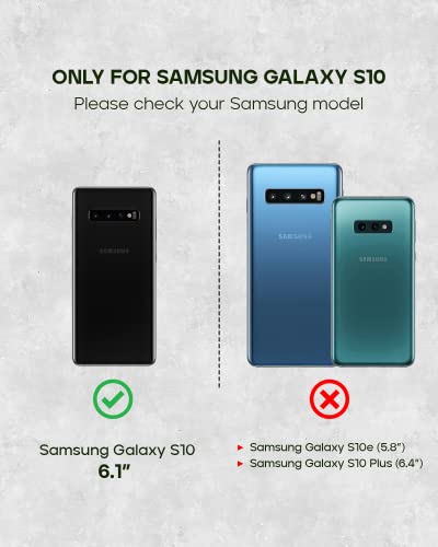 Coque Samsung S10 cuir véritable étui portefeuille fin