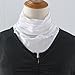 Fashionable Women's Removable Half Top Collar Stylish Neck Warmer Accessory Versatile Elegant Mock Removable Mens Dress Shirt White
