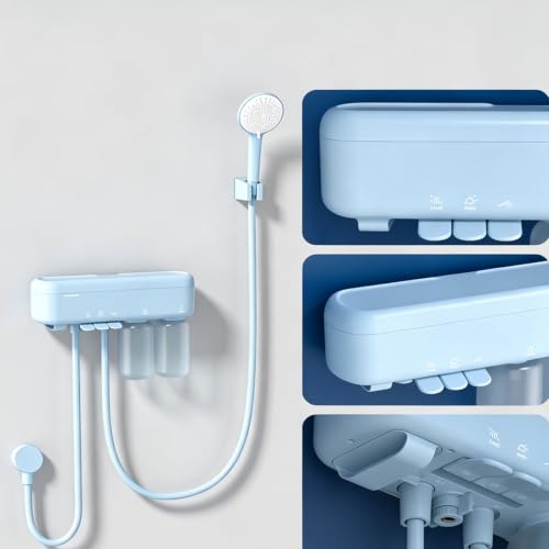 Ensemble de robinets de douche à commande et pommeau mousse automatique