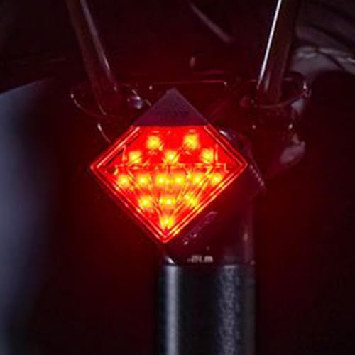 Luces para bicicleta de montaña, accesorios de bicicleta con alto brillo, luz de freno de seguridad con diseño impermeable, equipo al aire libre para visibilidad, luz de bicicleta de montaña para - imagen 9