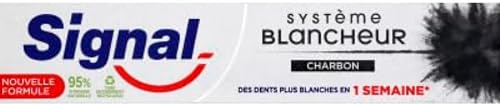 Signal Dentifrice système blancheur 1 semaine charbon actif - 7,5cl