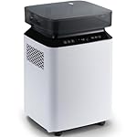 Kalopsia Smart Commercial Dehumidifier with Pump: 80L/Day Energy-Efficient Humidity Control Compressor 8L Water Tank Clothes Drying Quiet for Home Damp Basement Bathroom Garage Warehouse