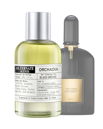 Image of Alternate Scents Orchadia Long Lasting 100ml Perfume For Unisex |Strong& long Lasting with 30% Oil Concentration| Bold, Floral-Oriental| Fragrance From France | Made In India|
