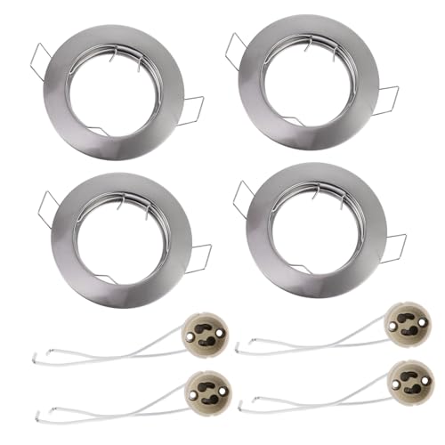 Support de montage pour spot encastré GU10 étanche avec douille céramique anti chaleur