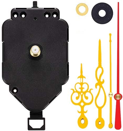 Image of TIK-TIK Pendulum Type Quartz Clock Moviment Mechanism 12 MM Ticking Motor DIY Kit (Gold, Red)