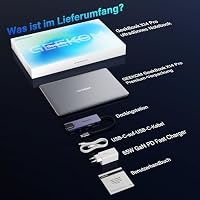 GEEKOM GeekBook X14 Pro Laptop, 999 g Ultraleicht, 14" 2.8K OLED, Intel Core Ultra 5 125U, 16 GB RAM, 512 GB SSD, 2X USB4, Fingerprint & Webcam-Schieber, bis zu 16 h Akku, Copilot+, Windows 11 Pro – Ansicht 8