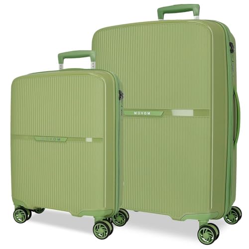 Suitcase Set, Green, One Size
