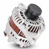 New Alternator Fit for Dodge Avenger 08-13 2.4L, for Dodge Caliber 07-12 2 2.4L, for Jeep Compass/Patriot 07-17 2L 2.4L, for Chrysler 200 11-13 2.4L, for Chrysler Sebring 07-10 2.4L, 115 Amp 12V CW