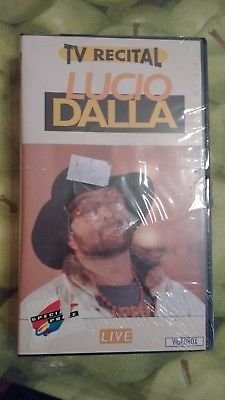 LUCIO DALLA TV RECITAL VHS concierto en vivo musical descatalogado para coleccionistas