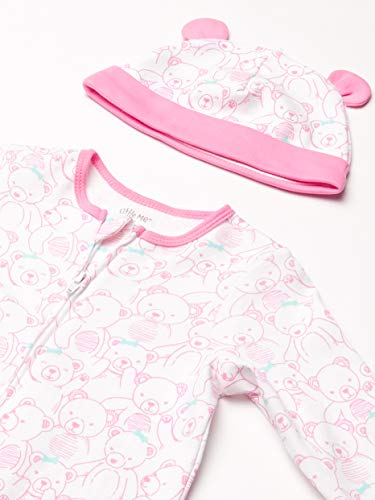 Image of Little Me Baby-girls Newborn Prima Ballerina Footie and Hat