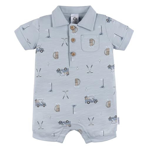 Image of Gerber Baby Short Sleeve Romper