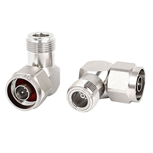 Echocart-2pcs-N-Type-Male-to-Female-MF-RF-Coaxial-Connector-Adapter