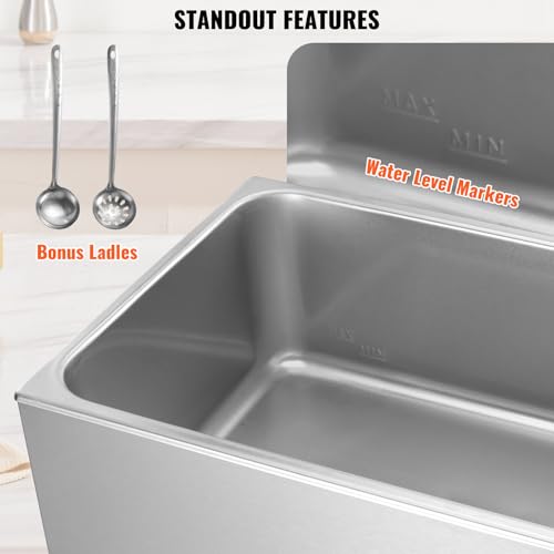 VEVOR M-300 commercial tea warmer, stainless steel