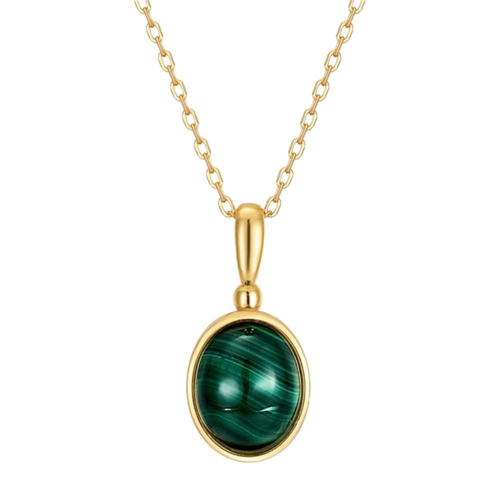 Collier Homme en Malachite Véritable - Bijou de Mariage d'Exception - 3