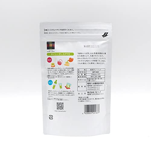 JAふくおか八女 恋する八女茶 煎茶ティーバッグ 100g