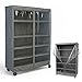 Formosa Covers Storage Shelving Unit Cover, fits Racks 48" Wx18 Dx72 H one Side See Through Panel (Cover only)