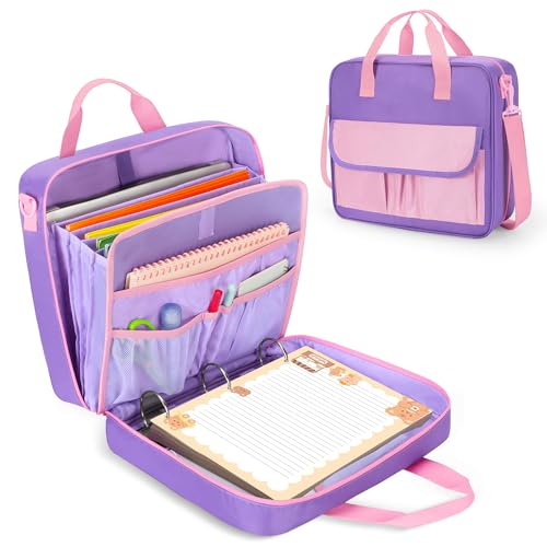 Classeur à Zip YARWO Idéal pour Cours et Transport de PC 13 Pouces