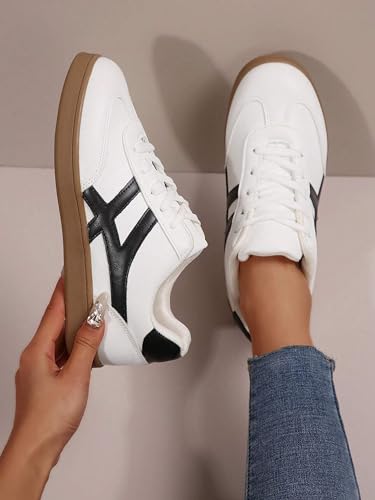 Image of layasa Women's Sneaker Stylish Women Shoes White