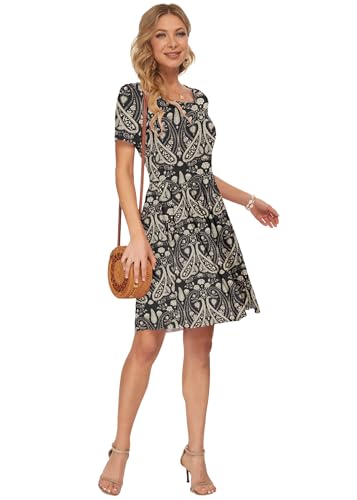 Robe décontractée fluide avec poches finis les vêtements serrés
