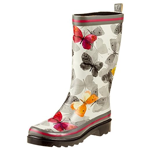 Beck dam fjärilar gummistövlar, Flerfärgad färg 50, 40 EU