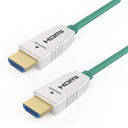 Super Brands RUIPRO 4K HDMI Fiber Optic Cable 30m HDMI 2.0 18Gbps 4K@60Hz HDR/eARC/HDCP 2.2 / 3D Slim Flexible for HDTV/Projector/Home Theatre/TV Box/Gaming Box (100ft) Super Brands RUIPRO 4K HDMI Fiber Optic Cable 30m HDMI 2.0 18Gbps 4K@60Hz HDR/eARC/HDCP 2.2 / 3D Slim Flexible for HDTV/Projector/Home Theatre/TV Box/Gaming Box (100ft)