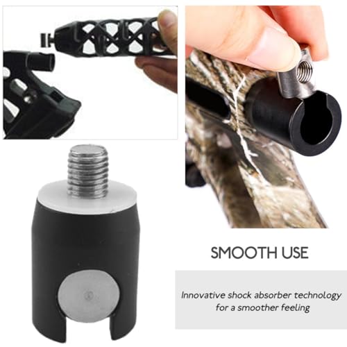 Veemoon Adjustable Length Quick Disconnect Bow Stabilizer Coil Technology, Sturdy Aluminium Alloy and Plastic Construction for Archery Balance and Vibration Reduction Assorted style - Image 9