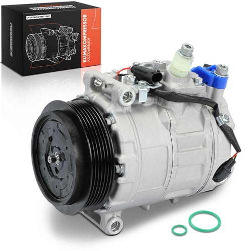Frankberg Compresseur de Climatisation avec attelage Compatible avec Classe C Classe E Classe GLA CLK CLS SL SLK G/M/R/Classe S Viano Vito Remplacer# A0032306411, y compris huile prép