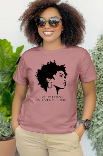 Image of Black History Shirts Black Graphic tees for Men and Women, Magic Fashion Afro American Natural Hair Vintage Melanin T-Shirts