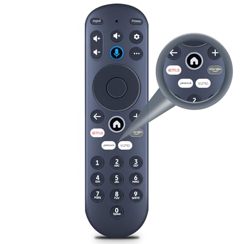 Replacement for Element Xumo TV Stream Box Voice Remote Control, Compatible with Element 65” 4K UHD HDR Xumo TV E500AC65C E500AC43C E500AC55C E500AC50C
