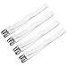 FLSLHS Extend 21.2" to 86.6" Adjustable 4-Piece Under Sofa, Mattress, Bed Sheet Fitted Fastener, Suitable for All Square Mattresses(White)