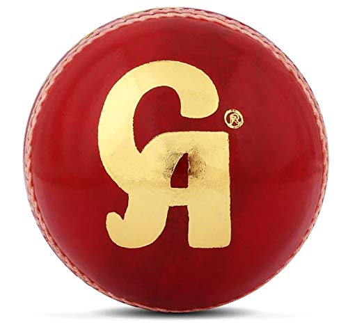 Balles de cricket rouge CA Plus lot de 6 pour entraînement de club
