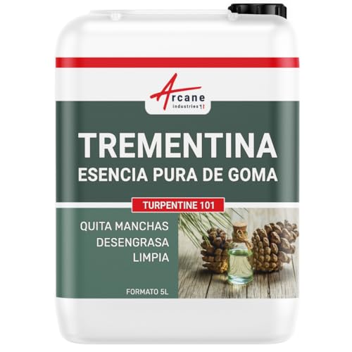 ARCANE INDUSTRIES Turpentine Puro de Resina: ARCALIN 101-5 L