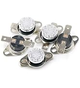 Uxcell KSD301 Thermostat Switch, 80°C/176°F, 10A Normally Open, Snap Disc Temperature Control For Appliances, 2pcs