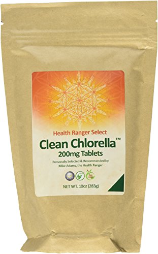 Clean Chlorella 200mg Tablets (10oz, 283g) Clean Chlorella 200mg Tablets (10oz, 283g)