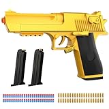 Soft Bullet Toy Gun Shell Ejecting Toy Pistol, EVA Foam Bullets Toy Guns for Boys, Educational Model Greats Gifts for Kids