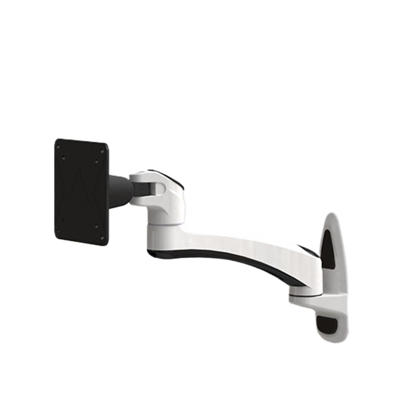 Support de moniteur FE511W blanc pour bureau ergonomique et écran PC - 3