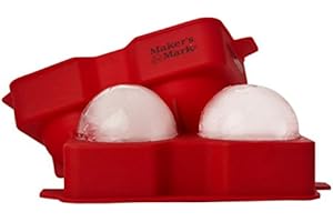 Maker's Mark Ice Ball Silicone Rubber Tray