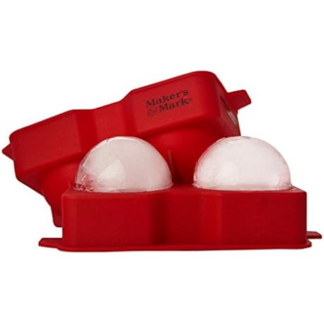 Maker's Mark Ice Ball Silicone Rubber Tray