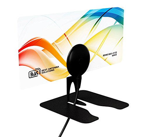 Indoor Tv Antenna Bas-5135-Usb Wave Compact Long Range Hdtv Thin Uhf-Band #TOP4