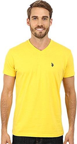 Image of U.S. Polo Assn. Men's Solid V‑Neck T-Shirt